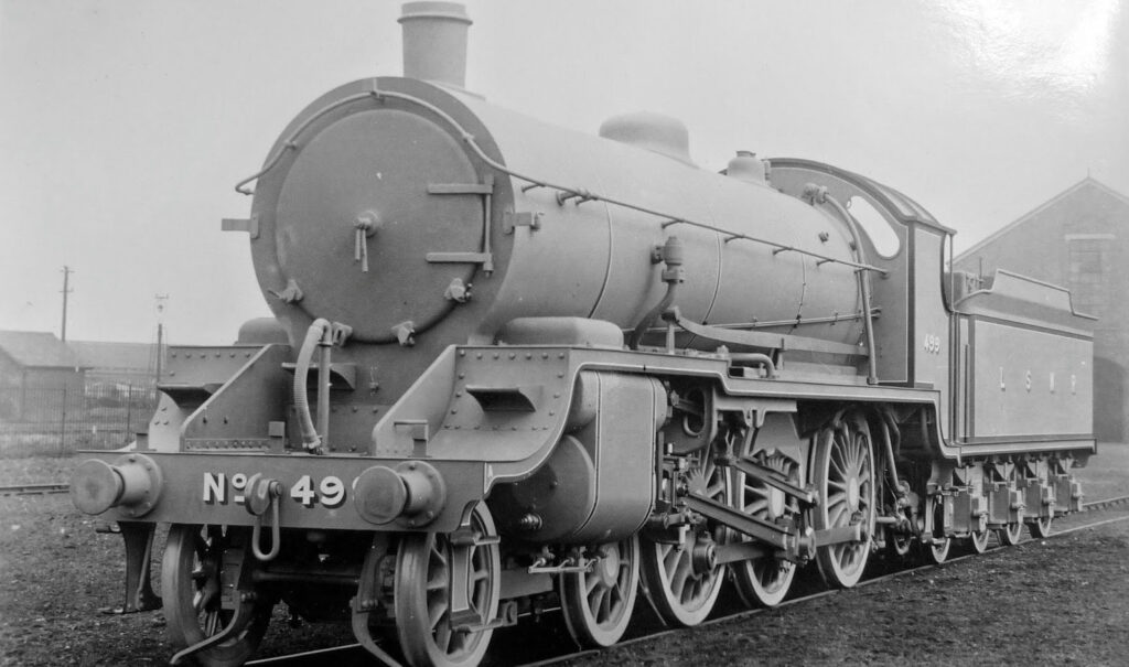 Urie S15 No. 498 at Eastleigh in official photographic grey livery in 1920. (Mr A Major)